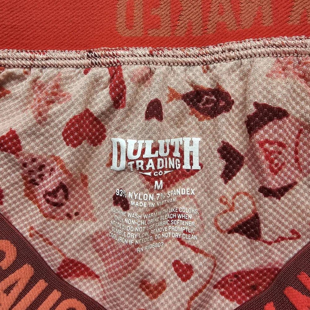 NEW Duluth Trading Co buck naked fishing print boxers lobster fish sea medium